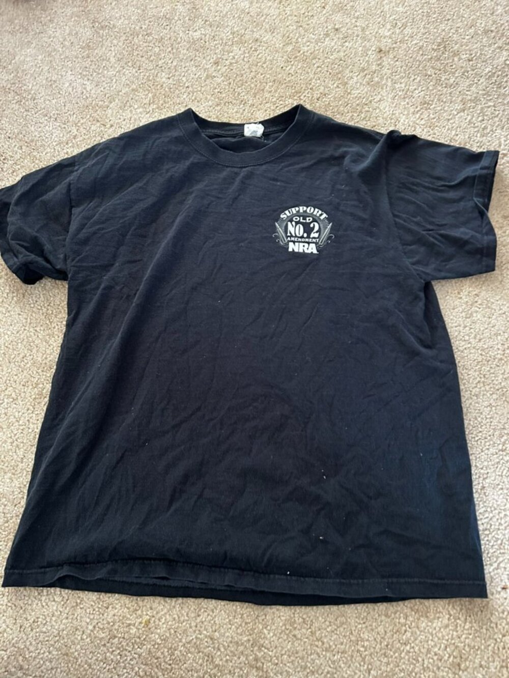"Support Old No.2" Men's Large NRA T-Shirt